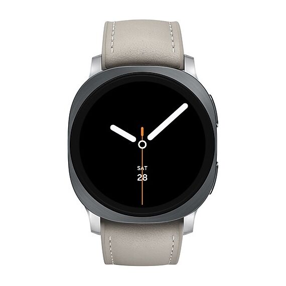Galaxy Watch 8 | 44 мм | Graphite | Hybrid/Taupe | S/M/L, Тип ремешка : Hybrid, Размер корпуса : 44 мм, Цвет: Graphite, Цвет ремешка: Taupe, Размер ремешка : S/M/L, Подключение часов : Bluetooth / Wi-Fi, изображение 3